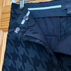 Ann Taylor Black Houndstooth Trousers